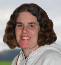 DANIELA SCHURER, Hauswirtschaftlerin im Pflegeheim, 39, Mitglied bei den Perchten